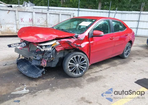 2014 Toyota Corolla S Plus z USA, uszkodzony, nr VIN 2T1BURHE5EC088591